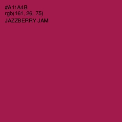 #A11A4B - Jazzberry Jam Color Image