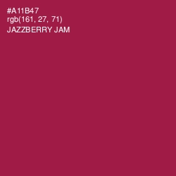 #A11B47 - Jazzberry Jam Color Image