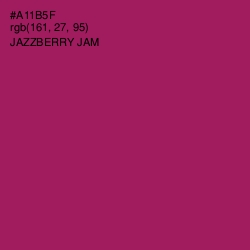 #A11B5F - Jazzberry Jam Color Image