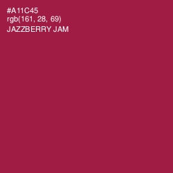 #A11C45 - Jazzberry Jam Color Image