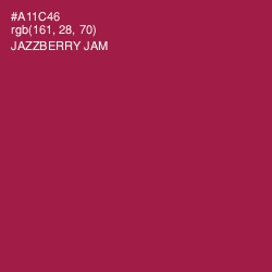 #A11C46 - Jazzberry Jam Color Image