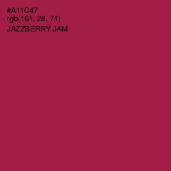 #A11C47 - Jazzberry Jam Color Image