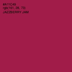 #A11C49 - Jazzberry Jam Color Image