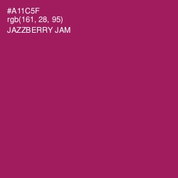 #A11C5F - Jazzberry Jam Color Image