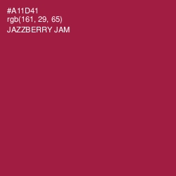 #A11D41 - Jazzberry Jam Color Image