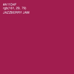 #A11D4F - Jazzberry Jam Color Image