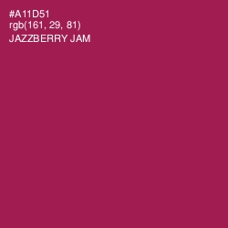 #A11D51 - Jazzberry Jam Color Image