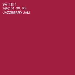 #A11E41 - Jazzberry Jam Color Image