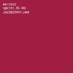 #A11E42 - Jazzberry Jam Color Image