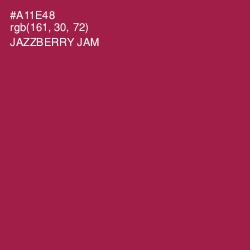 #A11E48 - Jazzberry Jam Color Image