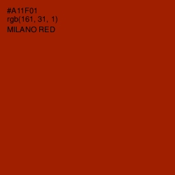 #A11F01 - Milano Red Color Image