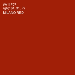 #A11F07 - Milano Red Color Image