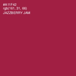 #A11F42 - Jazzberry Jam Color Image