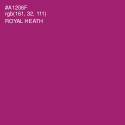 #A1206F - Royal Heath Color Image