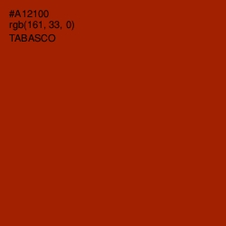 #A12100 - Tabasco Color Image