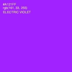 #A121FF - Electric Violet Color Image