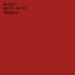 #A1221F - Tabasco Color Image