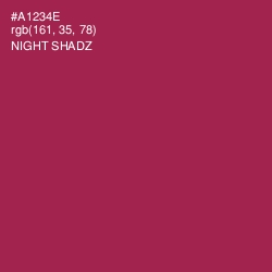 #A1234E - Night Shadz Color Image