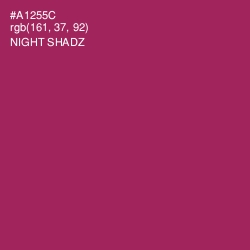 #A1255C - Night Shadz Color Image