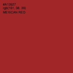 #A12627 - Mexican Red Color Image