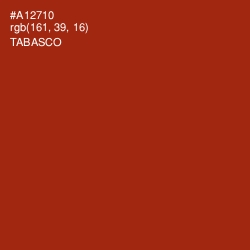 #A12710 - Tabasco Color Image