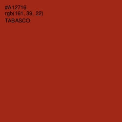 #A12716 - Tabasco Color Image