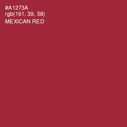 #A1273A - Mexican Red Color Image