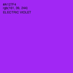 #A127F4 - Electric Violet Color Image