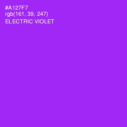 #A127F7 - Electric Violet Color Image