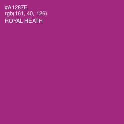 #A1287E - Royal Heath Color Image