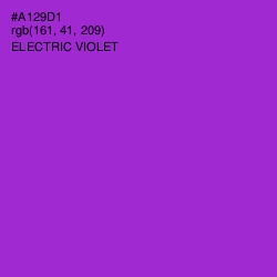 #A129D1 - Electric Violet Color Image