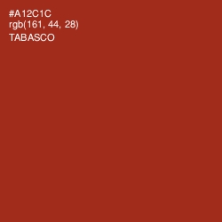 #A12C1C - Tabasco Color Image