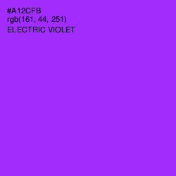 #A12CFB - Electric Violet Color Image
