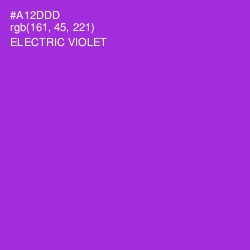 #A12DDD - Electric Violet Color Image