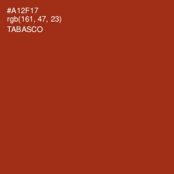 #A12F17 - Tabasco Color Image