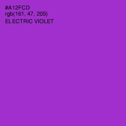 #A12FCD - Electric Violet Color Image