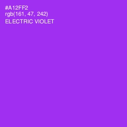 #A12FF2 - Electric Violet Color Image