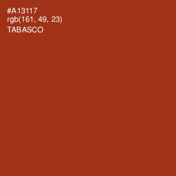 #A13117 - Tabasco Color Image