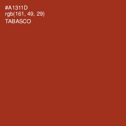 #A1311D - Tabasco Color Image