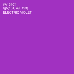 #A131C1 - Electric Violet Color Image