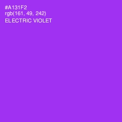 #A131F2 - Electric Violet Color Image