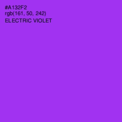 #A132F2 - Electric Violet Color Image