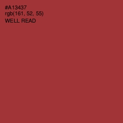 #A13437 - Well Read Color Image