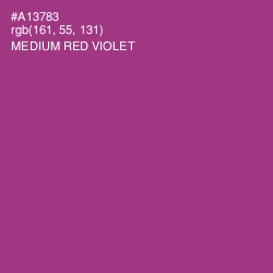 #A13783 - Medium Red Violet Color Image