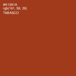 #A13A1A - Tabasco Color Image