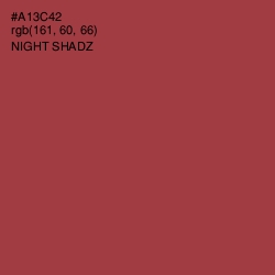 #A13C42 - Night Shadz Color Image