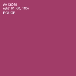 #A13C69 - Rouge Color Image