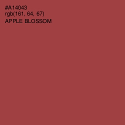 #A14043 - Apple Blossom Color Image