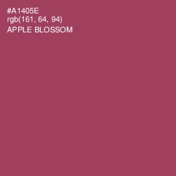 #A1405E - Apple Blossom Color Image