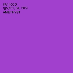 #A140CD - Amethyst Color Image